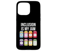 Inclusion Is My Jam - Retro Jam Jar Icons Case for iPhone 15 Pro Max