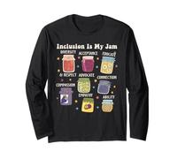 Inclusion is My Jam Special Education Teacher Autism Support Long Sleeve T-Shirt