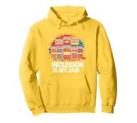 Inclusion Is My Jam Tshirt Special Education Teacher Autism Pullover Hoodie