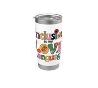 Inclusion is My Love Language SPED Special Education Teacher Stainless Steel Insulated Tumbler
