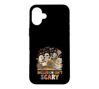 Inclusion Isnt Scary Halloween Teacher Monster Ghost Autism Case for iPhone 16 Plus