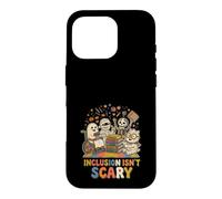 Inclusion Isnt Scary Halloween Teacher Monster Ghost Autism Case for iPhone 16 Pro