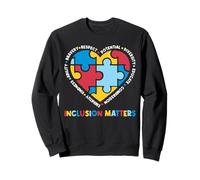Inclusion Matters Acceptance Love Support Autism Awareness Sweatshirt
