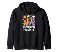 Inclusion Matters Special Education Hope Diversity Teacher Zip Hoodie