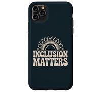 Inclusion Matters Sunflower Equality Message Case for iPhone 11 Pro Max