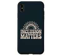 Inclusion Matters Sunflower Equality Message Case for iPhone XS Max