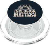 Inclusion Matters Sunflower Equality Message PopSockets PopGrip for MagSafe