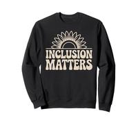 Inclusion Matters Sunflower Equality Message Sweatshirt