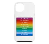 Inclusion Modern Society Cultural Diversity Love Rainbow Case for iPhone 13