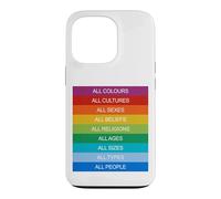 Inclusion Modern Society Cultural Diversity Love Rainbow Case for iPhone 13 Pro