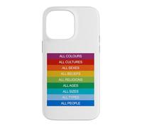 Inclusion Modern Society Cultural Diversity Love Rainbow Case for iPhone 14 Pro Max