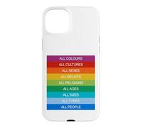 Inclusion Modern Society Cultural Diversity Love Rainbow Case for iPhone 15 Plus