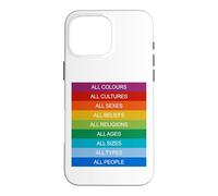 Inclusion Modern Society Cultural Diversity Love Rainbow Case for iPhone 16 Pro Max