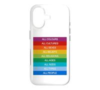 Inclusion Modern Society Cultural Diversity Love Rainbow Case for iPhone 17