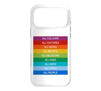 Inclusion Modern Society Cultural Diversity Love Rainbow Case for iPhone 17 Pro Max