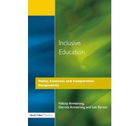 Inclusive Education: Policy, Contexts and Comparative Perspectives