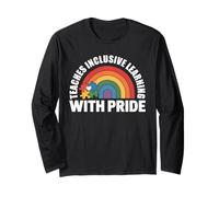 Inclusive Learning Pride Teacher Austism Spectrum LGBTQ+ Long Sleeve T-Shirt