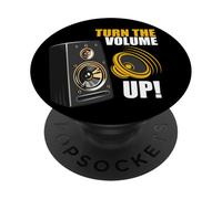 Inclusive Party Sounds Speaker Speech Fun Turn The Volume Up PopSockets Adhesive PopGrip