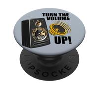 Inclusive Party Sounds Speaker Speech Fun Turn The Volume Up PopSockets Adhesive PopGrip