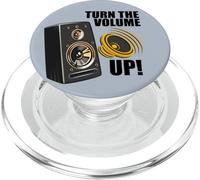 Inclusive Party Sounds Speaker Speech Fun Turn The Volume Up PopSockets PopGrip for MagSafe