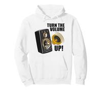 Inclusive Party Sounds Speaker Speech Fun Turn The Volume Up Pullover Hoodie