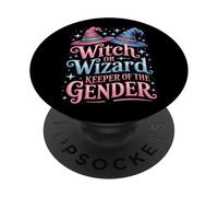 Inclusive Witch Or Wizard Keeper Of The Gender Genderfluid PopSockets Adhesive PopGrip
