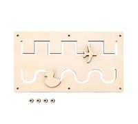 INCNMAD Busy Board for Toddlers Sensory Toys Activity Travel Board, Plane Fine Motor Skills Gift for Girls Boys Early Teaching Learning Activity Center Boards