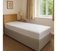 INCO-CARE MRSA-Resistant Healthcare Mattress Protector - Supersoft, Four-Way Stretch PU, Fluid-Proof & Wipe-Clean, Machine Washable to 75°C, Silent & Breathable, Single bed.