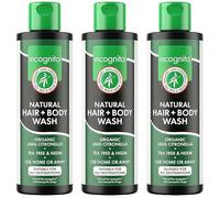 Incognito Citronella Hair and Body Wash Insect Repellent 3 x 200ml