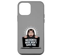 Incognito Mode Won't Save You Funny Jesus Christian Merch Case for iPhone 12 mini