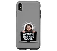 Incognito Mode Won't Save You Funny Jesus Christian Merch Case for iPhone XS Max