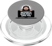 Incognito Mode Won't Save You Funny Jesus Christian Merch PopSockets PopGrip for MagSafe