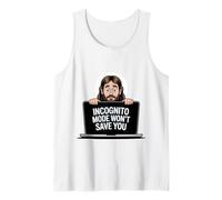 Incognito Mode Won't Save You Funny Jesus Christian Merch Tank Top