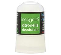 INCOGNITO Natural Crystal Deodorant | Citronella crystal deodorant with fresh citrus scent; natural, vegan and travel friendly for ages 2+.