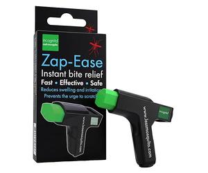Incognito Zap-Ease Instant Insect Bite Relief Device - Fast Itch Relief for Mosquito Bites, Bug Bites & Stings - Chemical Free Bite Soother for Travel, Outdoors, Camping & Family Use