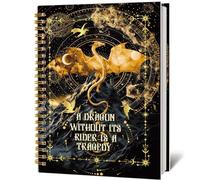 INCOK Fourth-Wiings Dragon Gift Notebook - 4th Wing Bookish Merch Fantasy Dragon Spiral Notebooks Holiday Festival Birthday Gifts for Book Lover Reader Fans School Stationery Office Supplies