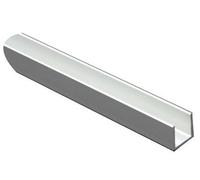 Incolore Anodised Aluminium Equal U-Shaped Angle Profile, (L)2M (W)15mm (D)15mm (T)1.5mm