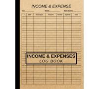 Income and Expenses Logbook: Living a Green way of Life While Saving Money