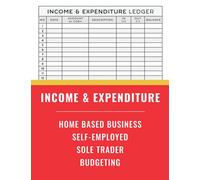 Income & Expenditure Ledger: Basic Account Book to Record Financial Transactions