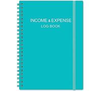 Income & Expense Log Book - Income and Expense Ledger Book for Small Business, Accounting Bookkeeping Tracking Ledger Log Book for Woman and Man, 5.8" x 8.3", Teal