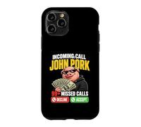 Incoming Call Missed Calls Funny Phone Meme Design Brainrot Case for iPhone 11 Pro