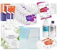 Incontinence Care Bundle - XL | 50pk Omnitex 60x90cm Bed Pads, 8x No-Rinse Shampoo Cap, 160x Body Wipes, 240g Pressure Sores Barrier Cream, 500ml Cleansing Foam, 500ml Rinse-free Shampoo & Wash Gloves