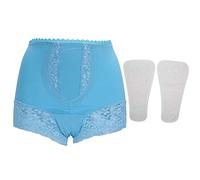 Incontinence Care Panties Reusable Washable Underwear Breathable Odor Control for Elderly Patients Pregnant Women Polyester Cotton Lace Design Size M to 3XL (XL)