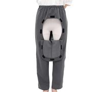 Incontinence Care Trousers for Men/Women, Adult Open Crotch Pants Clothing, Clothing for Disability Elderly Surgery Patients, Easy to Wear and Take Off