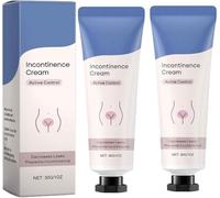 Incontinence Cream for Women, Bladder Comfort & Confidence Support Cream, Anti-Leakage Protection Soothes & Protects, Cooling Formula with Peppermint to Reduce Discomfort (2Pcs)