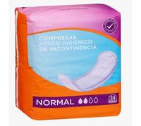 Incontinence Pads for Women, Normal Absorbency, Disposable Sanitary Napkins, Cotton, Unscented, Pack of 2