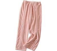 Incontinence Pants for Women, Patient Pants Full Open Catheter Pants Rehabilitation Trouser Breakaway Post Surgery Recovery Zipper Pants Bedridden Patient Clothing(1,XL)