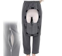 Incontinence Pants Full Open Patient Care Clothes, Zipper Patient Pants Care Trousers, Post Surgery Tearaway Pants for Elderly Disabled Dialysis and Bedridden Patients