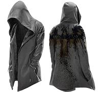 Incorra Assassin's Creed Men's Hooded Pullover Jacket Cosplay Coat Drawstring Hoodie Waterproof and Windproof Jacket Assassin Master, Multicolor, XXL