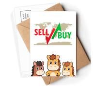 Increase Sales Decrease Profit Loss Postcards Envelopes Cards Mailing Year Horse